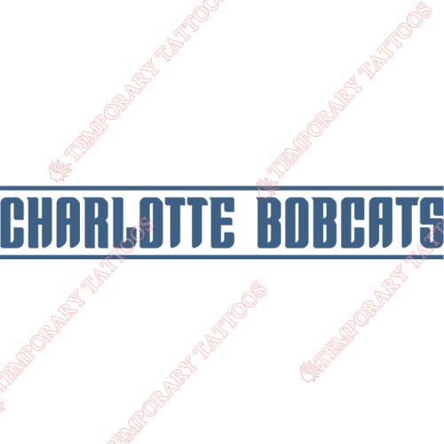 Charlotte Bobcats Customize Temporary Tattoos Stickers NO.923